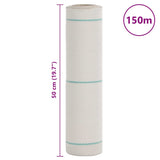 Weed Membrane White 0.5x150 m PP