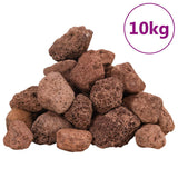 Volcanic Rocks 10 kg Red 3-5 cm