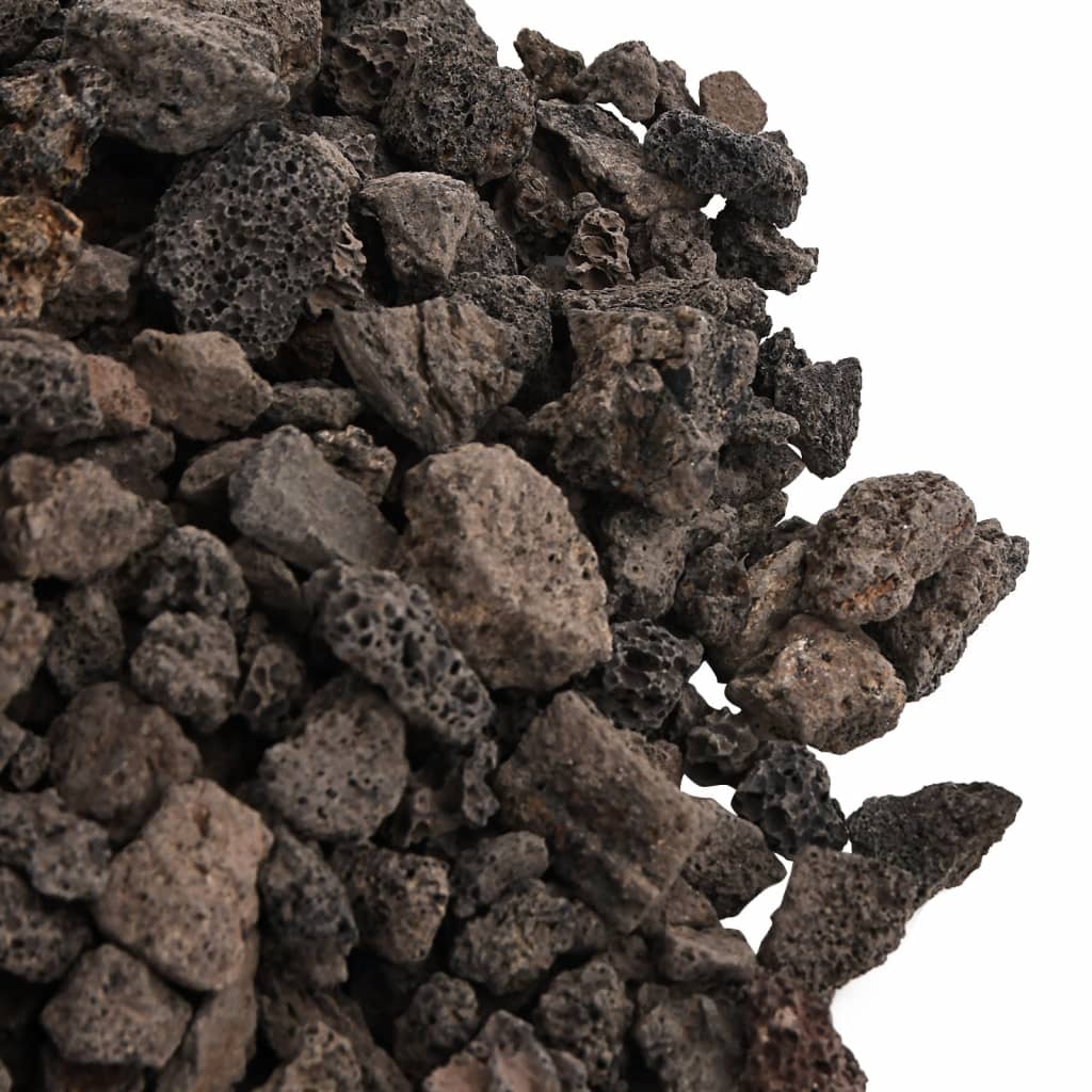 Volcanic Rocks 25 kg Black 1-2 cm