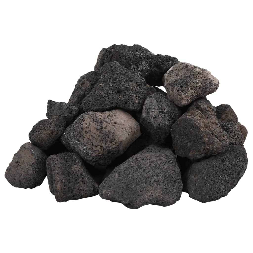 Volcanic Rocks 25 kg Black 5-8 cm