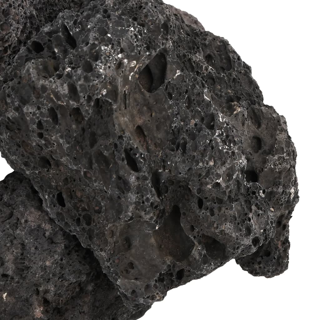 Volcanic Rocks 10 kg Black 10-30 cm