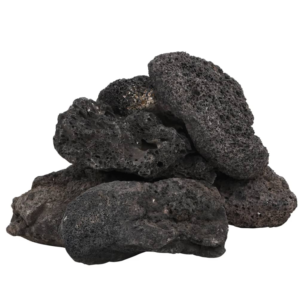 Volcanic Rocks 25 kg Black 10-30 cm