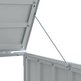 Wheelie Bin Storage for Single Bin Grey 72x81x115 cm Steel