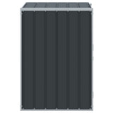 Wheelie Bin Storage for Single Bin Anthracite 72x81x115 cm Steel