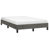 Bed Frame without Mattress Dark Grey 120x190 cm Small Double Velvet