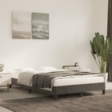 Bed Frame without Mattress Dark Grey 120x190 cm Small Double Velvet