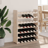 Wine Rack 67.5x25x87 cm Solid Wood Pine