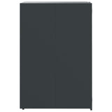 Wheelie Bin Storage for 2 Bins Anthracite 138x79x117 cm Steel