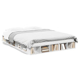 Bed Frame without Mattress White 160x200 cm