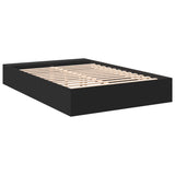 Bed Frame without Mattress Black 140x200 cm