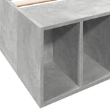 Bed Frame without Mattress Concrete Grey 90x200 cm