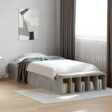 Bed Frame without Mattress Concrete Grey 90x200 cm