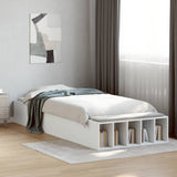 Bed Frame without Mattress White 90x190 cm Single