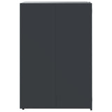 Wheelie Bin Storage for Single Bin Anthracite 69x79x117 cm Steel