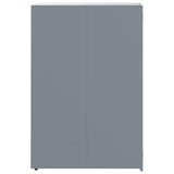 Wheelie Bin Storage for Single Bin Grey 69x79x117 cm Steel