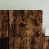 Wall Cabinet Smoked Oak 50x42.5x40 cm Engineered Wood