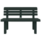 Garden Bench Green 110x52x71 cm Polypropylene