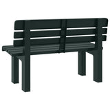 Garden Bench Green 110x52x71 cm Polypropylene