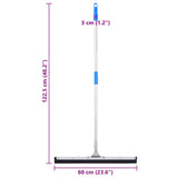  Floor Squeegee 61x121.5 cm Steel and Rubber