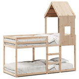 Bunk Bed without Mattress 80x200 cm Solid Wood Pine