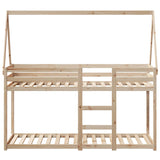 Bunk Bed without Mattress 90x190 cm Single Solid Wood Pine