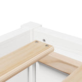 Bed Frame without Mattress White 120x190 cm Small Double Solid Wood Pine