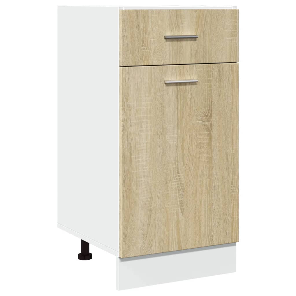 Drawer Bottom Cabinet Lyon Sonoma Oak 40x46x81.5 cm Engineered Wood