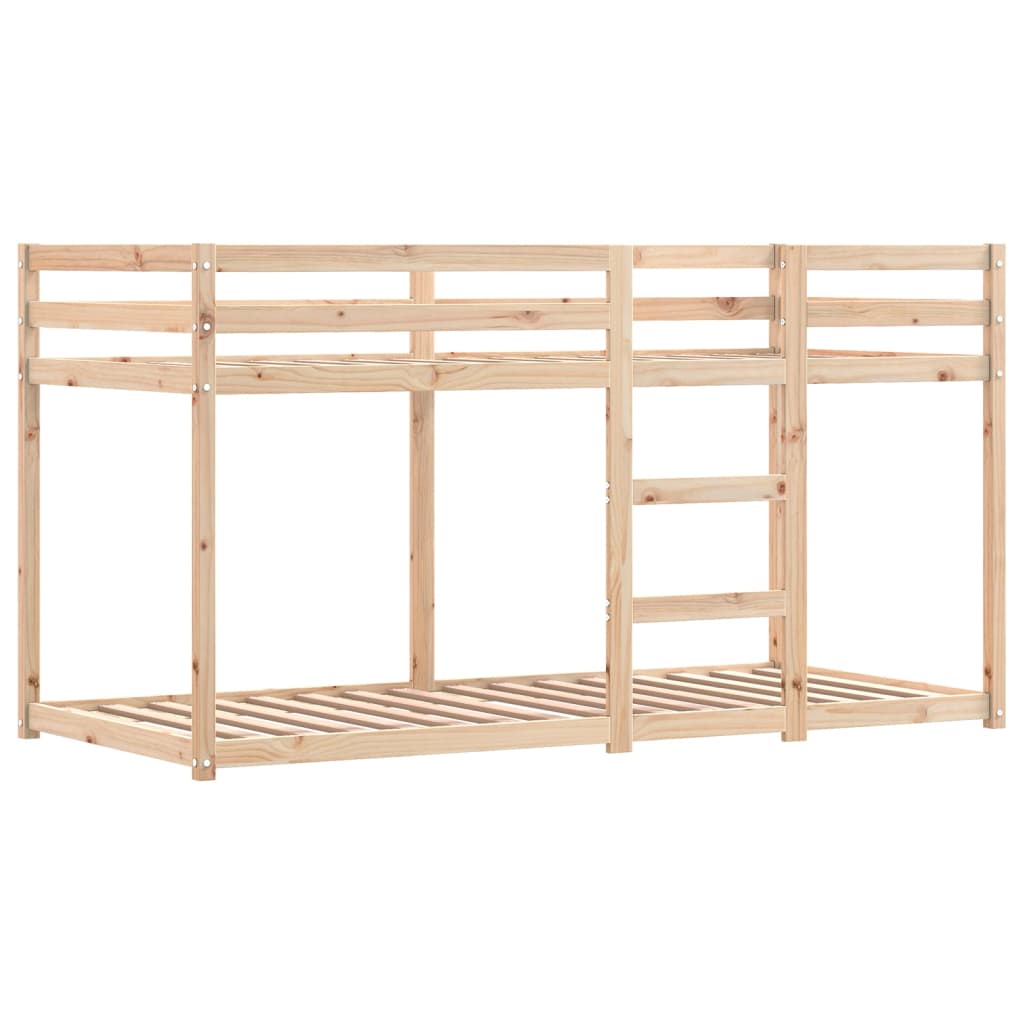 Bunk Bed without Mattress Blue 80x200 cm Solid Wood Pine