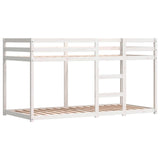 Bunk Bed without Mattress Blue 80x200 cm Solid Wood Pine