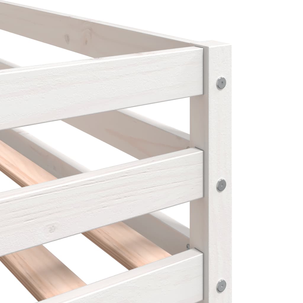 Bunk Bed without Mattress Blue 80x200 cm Solid Wood Pine