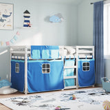 Bunk Bed without Mattress Blue 80x200 cm Solid Wood Pine