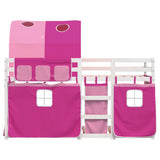 Bunk Bed without Mattress Pink 90x200 cm Solid Wood Pine