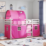 Bunk Bed without Mattress Pink 90x200 cm Solid Wood Pine