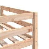 Triple Bunk Bed without Mattress 90x190 cm Single Solid Wood Pine