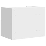 Wall-mounted Bedside Cabinet White 45x30x35 cm