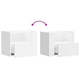 Wall-mounted Bedside Cabinet White 45x30x35 cm