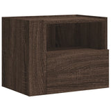 Wall-mounted Bedside Cabinets 2 pcs Brown Oak 45x30x35 cm