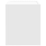 Wall-mounted Bedside Cabinet White 45x30x35 cm