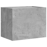 Wall-mounted Bedside Cabinets 2 pcs Concrete Grey 45x30x35 cm