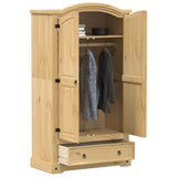 Wardrobe Corona 102x52x186 cm Solid Wood Pine