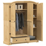 Wardrobe Corona 151.5x52x186 cm Solid Wood Pine