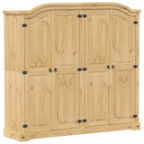 Wardrobe Corona 194x52x186 cm Solid Wood Pine