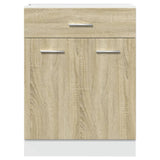 Drawer Bottom Cabinet Lyon Sonoma Oak 60x46x81.5 cm Engineered Wood