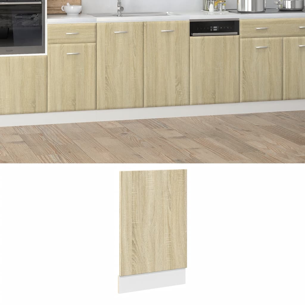 Dishwasher Panel Lyon Sonoma Oak 45x3x67 cm Engineered Wood