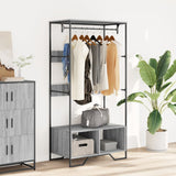 Wardrobe Grey Sonoma 90x50x180 cm Engineered Wood