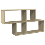 Wall Shelf Sonoma Oak 100x20x53 cm Engineered Wood