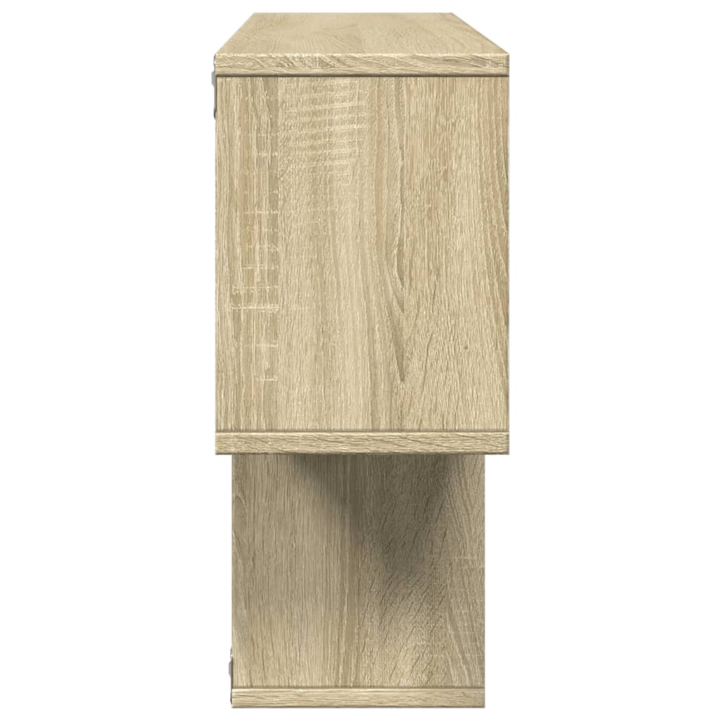 Wall Shelf Sonoma Oak 100x20x53 cm Engineered Wood