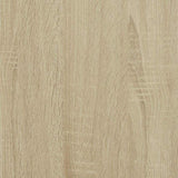 Wardrobe with Wheels Sonoma Oak 102x38x110 cm Engineered Wood