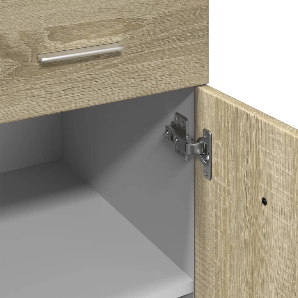 Drawer Bottom Cabinet Lyon Sonoma Oak 80x46x81.5 cm Engineered Wood