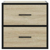 Wall-mounted Bedside Cabinets 2 pcs Sonoma Oak 40x31x39.5 cm